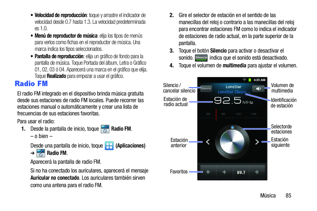 ➔ FM Radio FM Galaxy Player 3.6