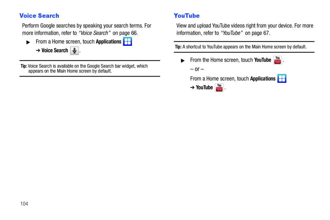 ➔ Voice Search Galaxy Player 4.0