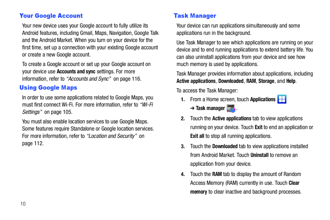 Task Manager Galaxy Player 4.0