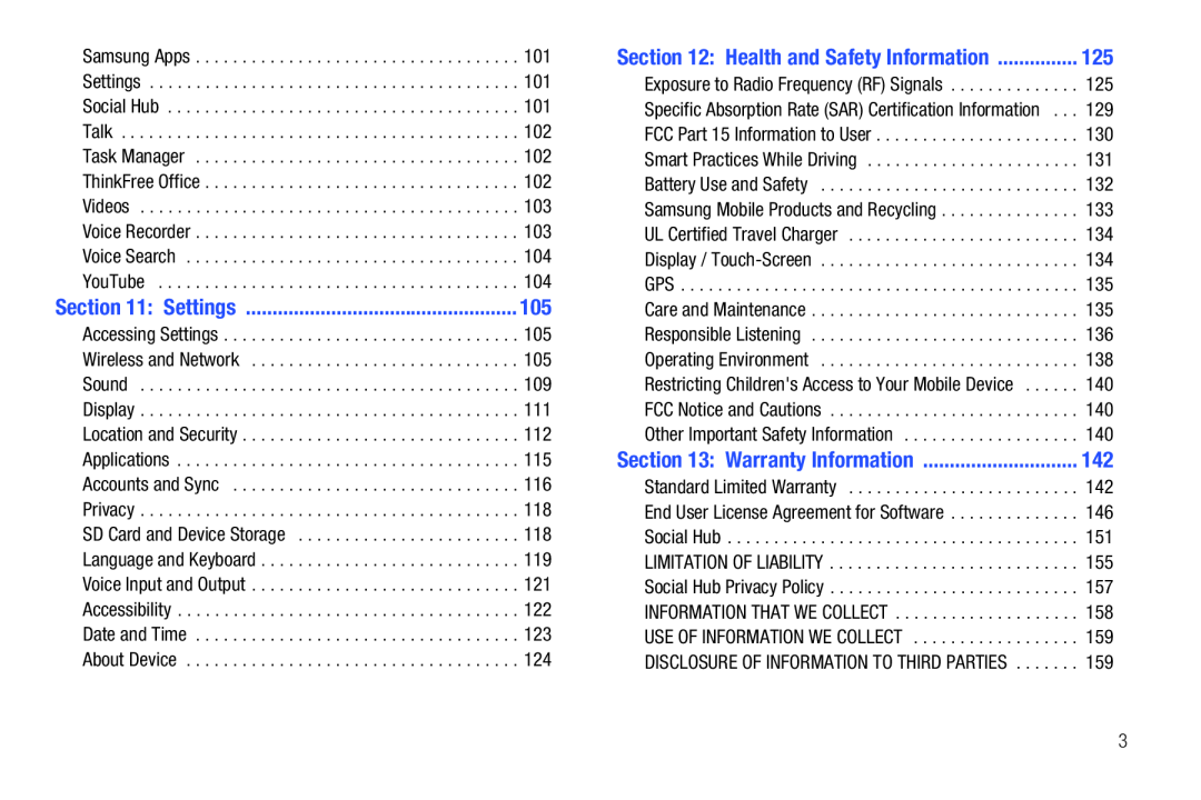 Accounts and Sync Galaxy Player 4.0