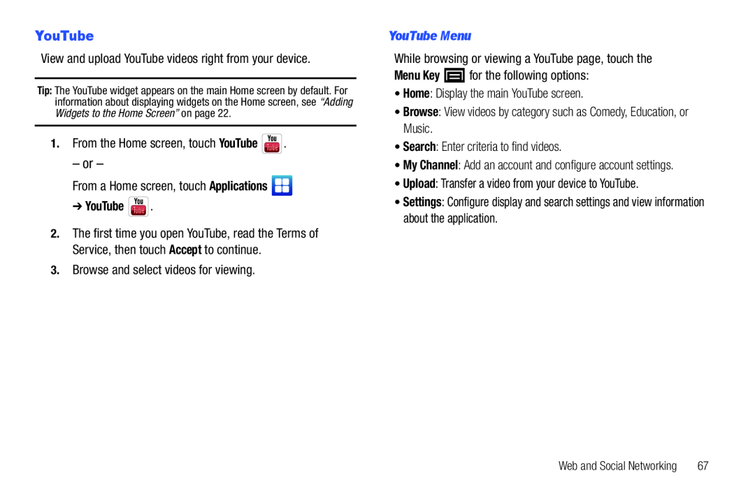 ➔ YouTube Galaxy Player 4.0