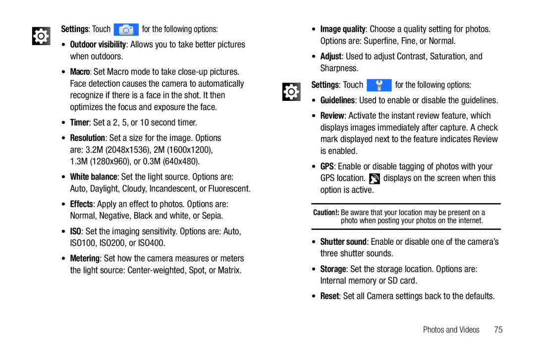 •Adjust: Used to adjust Contrast, Saturation, and Sharpness Galaxy Player 4.0