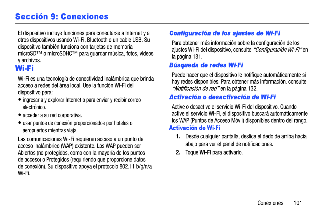 Configuración de los ajustes de Wi-Fi Galaxy Player 4.0