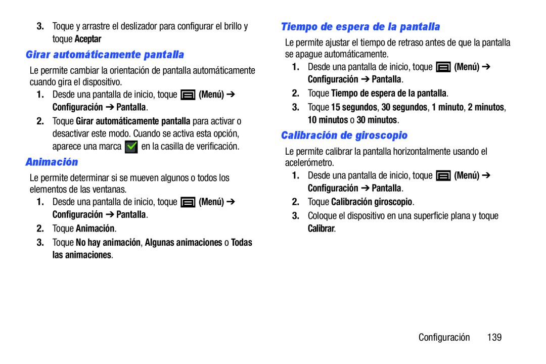 Calibración de giroscopio Galaxy Player 4.0