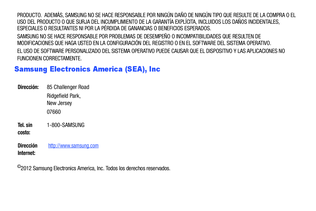 Samsung Electronics America (SEA), Inc Galaxy Player 4.0