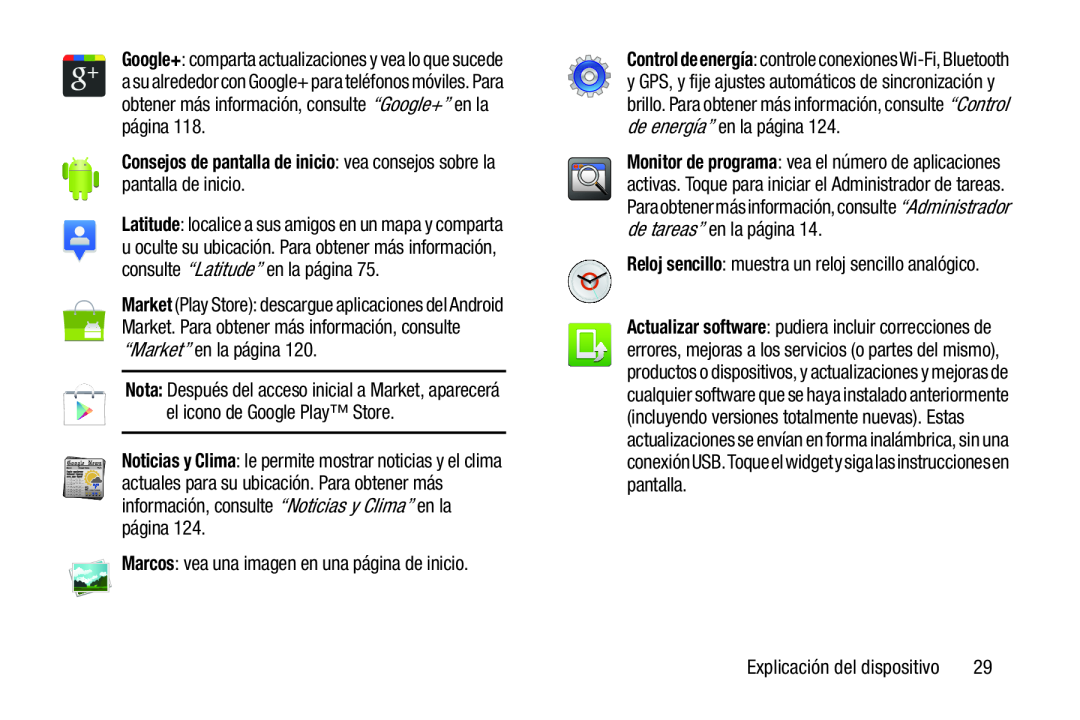 “Noticias y Clima” Galaxy Player 4.0