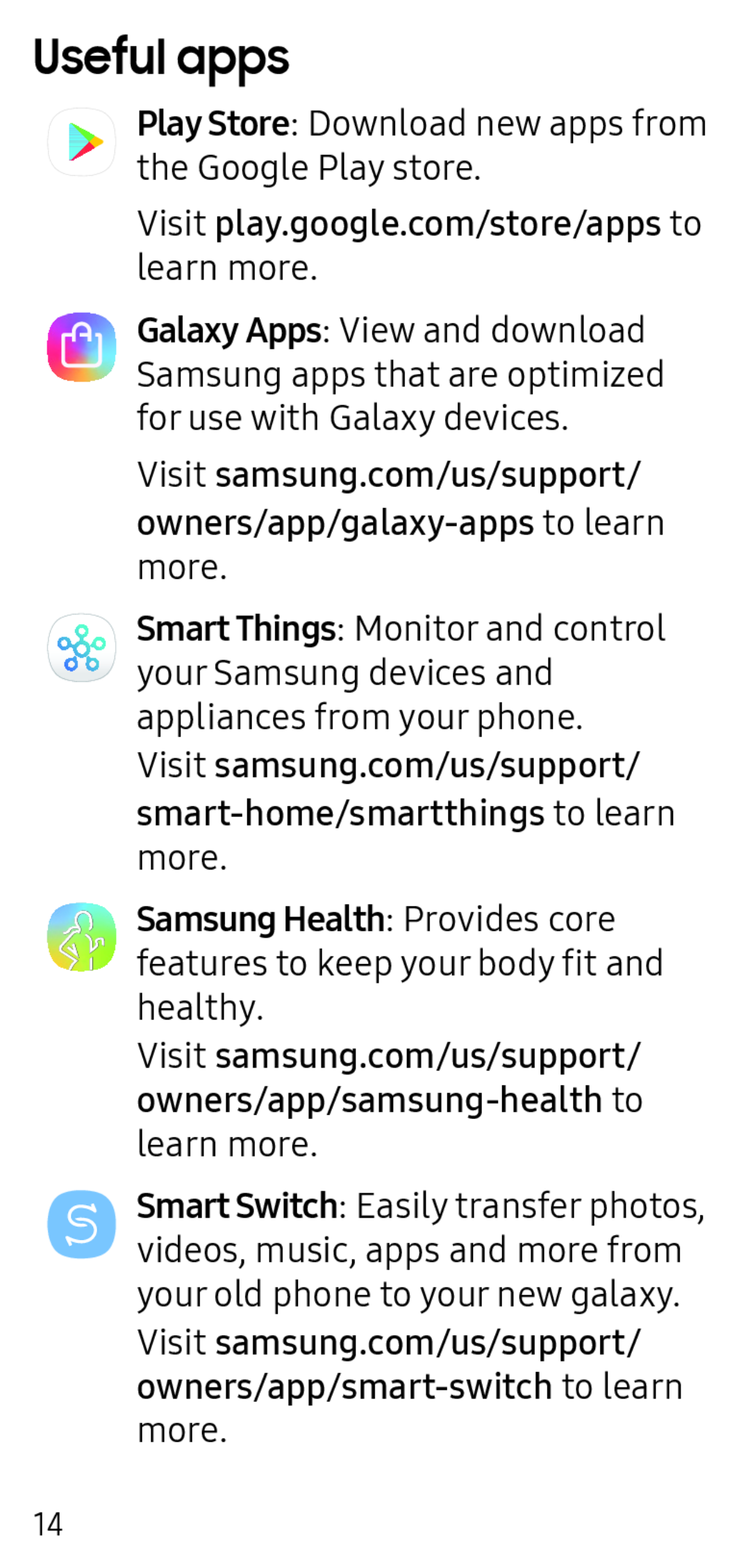 Useful apps Galaxy S9 MetroPCS