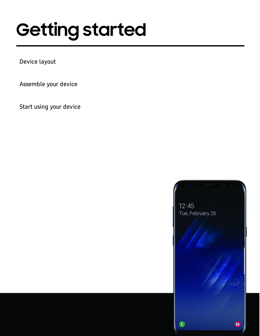 Getting started Galaxy S8 Boost