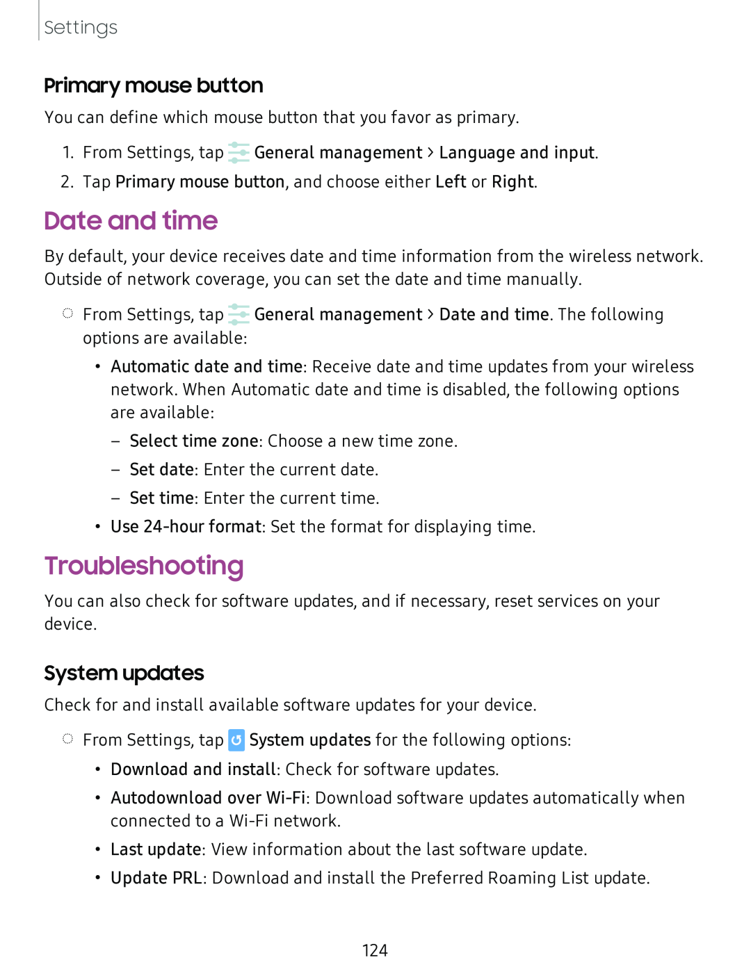 System updates Galaxy S8 Boost