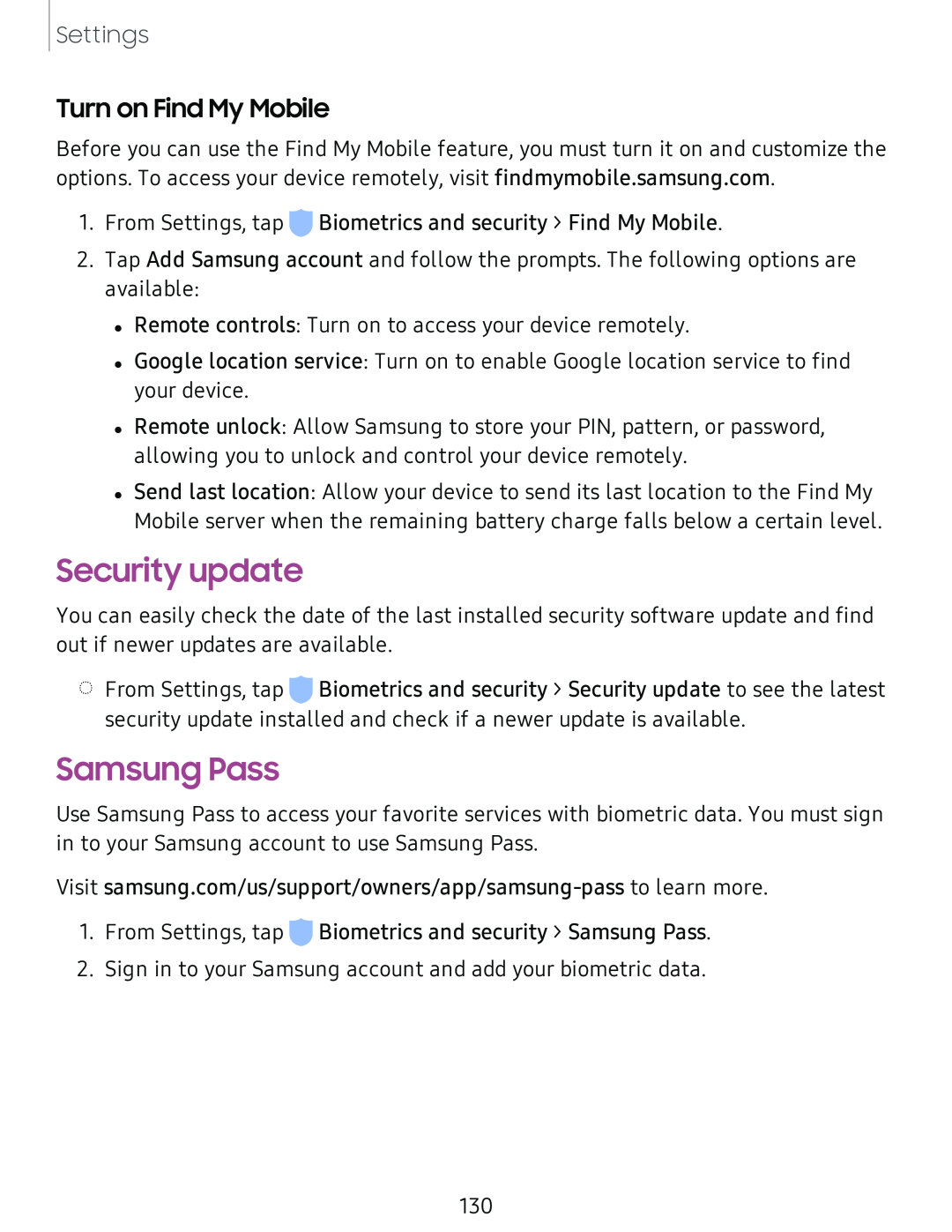 Security update Galaxy S8 Boost