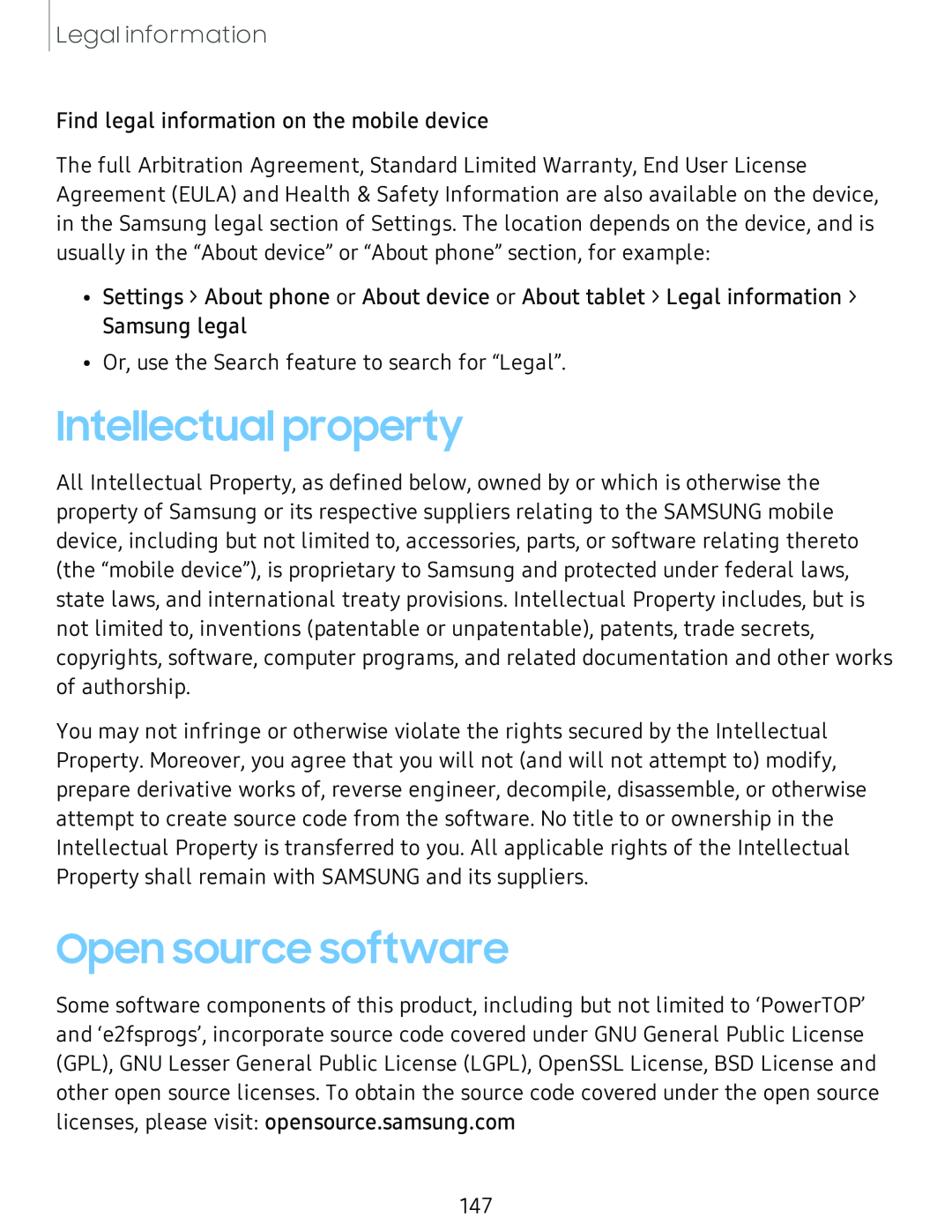 Intellectual property Open source software