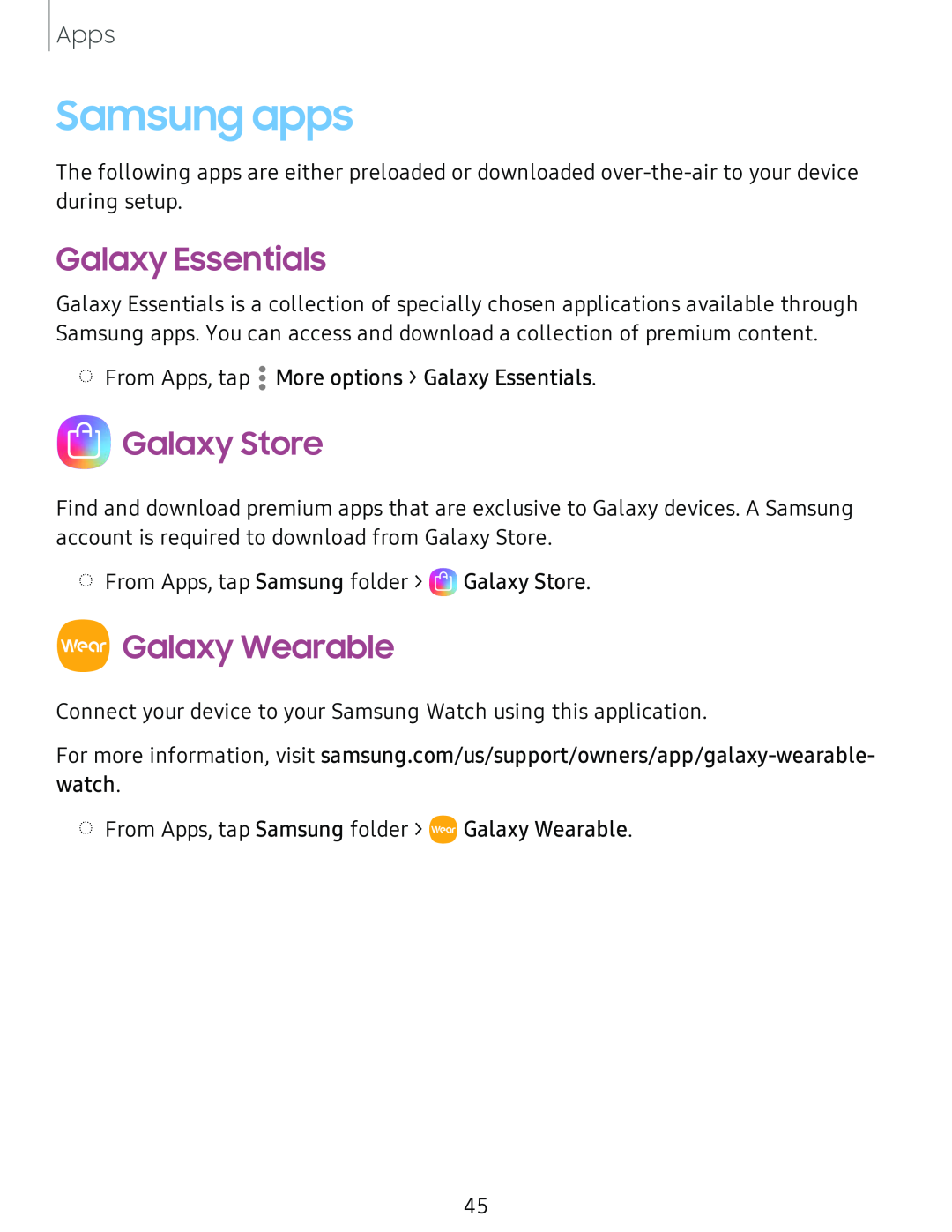 Galaxy Essentials Galaxy Store