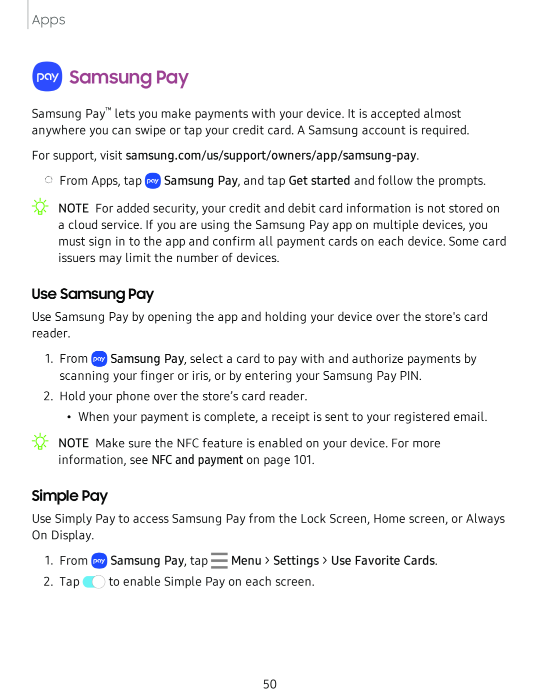 Use Samsung Pay Galaxy S8 Boost