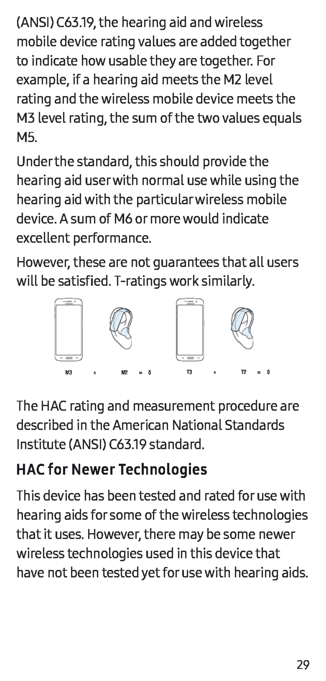 HAC for Newer Technologies Galaxy S8+ Sprint