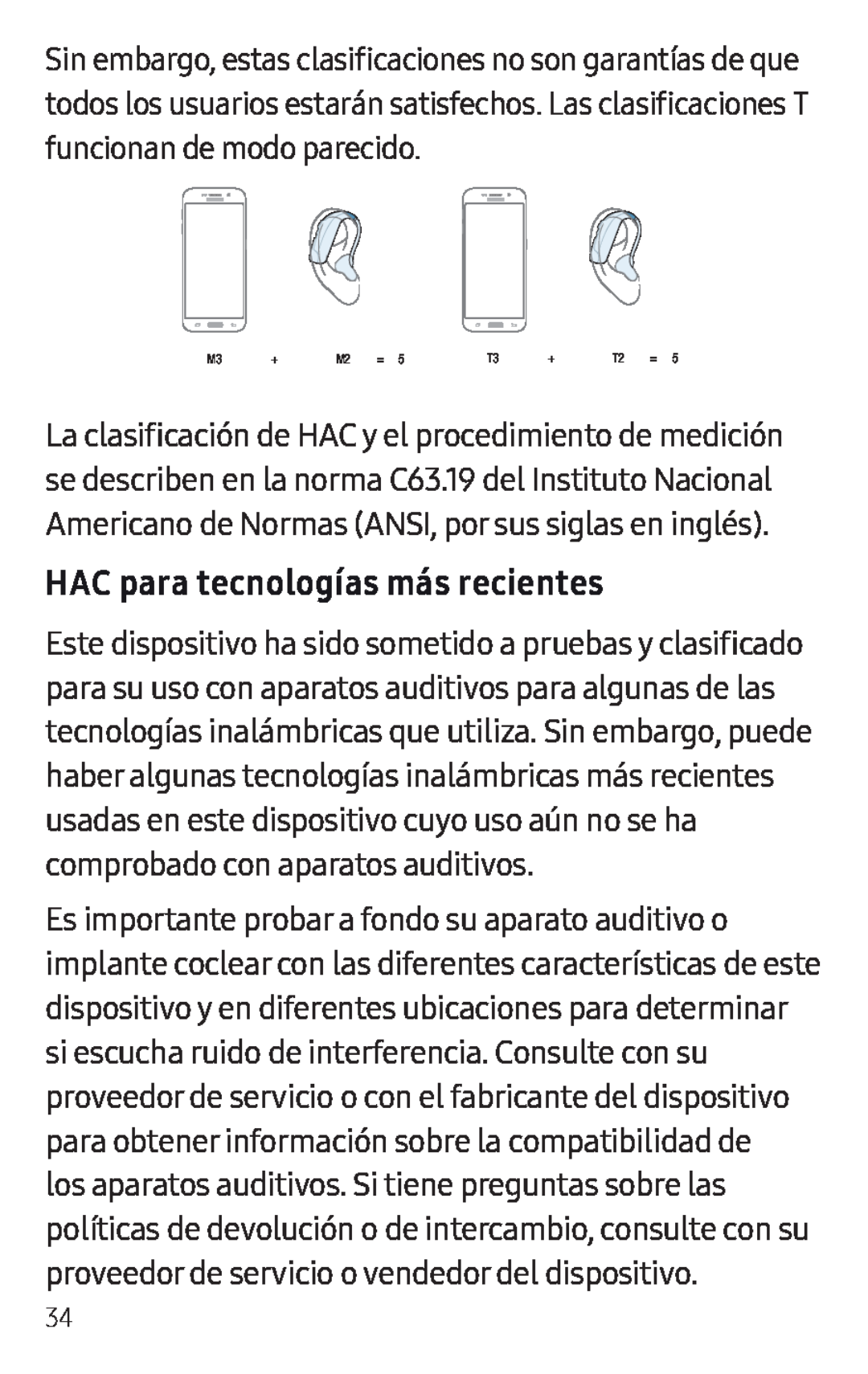 HAC para tecnologías más recientes Galaxy S8 Active T-Mobile