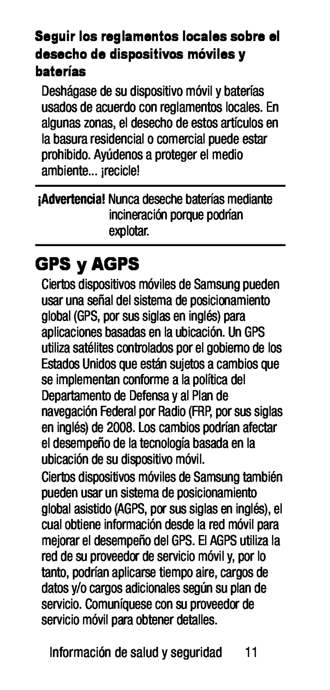 ¡Advertencia GPS y AGPS