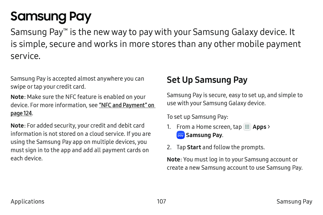 Samsung Pay Galaxy S6 T-Mobile