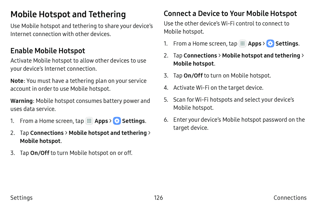 Mobile Hotspot and Tethering Galaxy S6 Unlocked