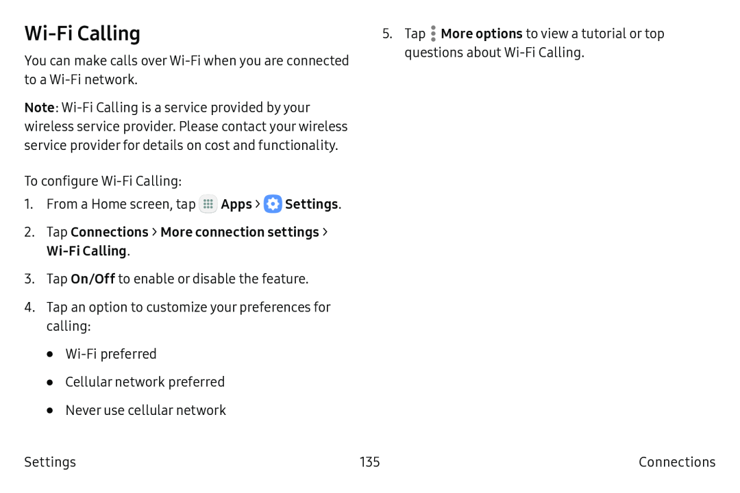 Wi-FiCalling Galaxy S6 T-Mobile