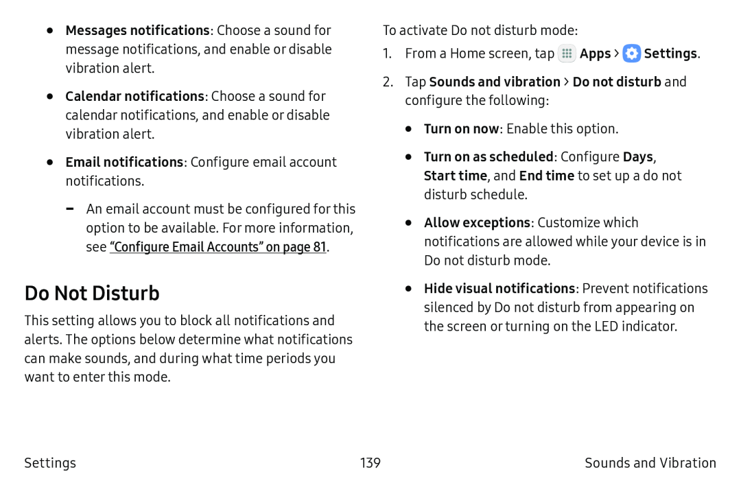 Do Not Disturb Galaxy S6 Unlocked