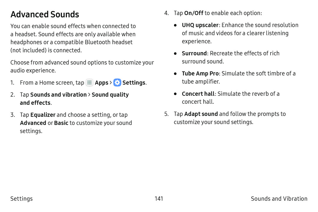 Advanced Sounds Galaxy S6 T-Mobile