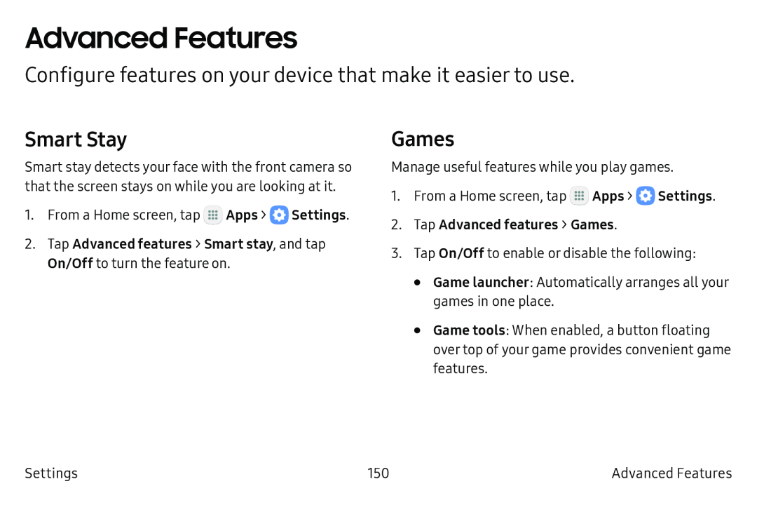 Advanced Features Galaxy S6 Unlocked