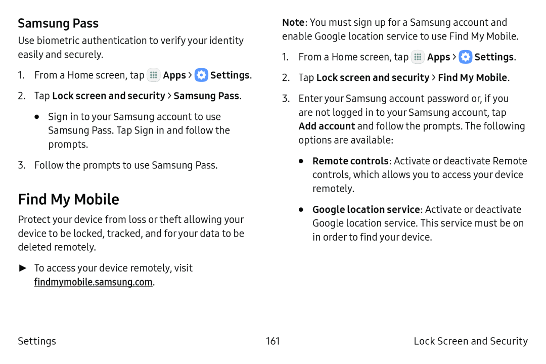 Samsung Pass Galaxy S6 T-Mobile