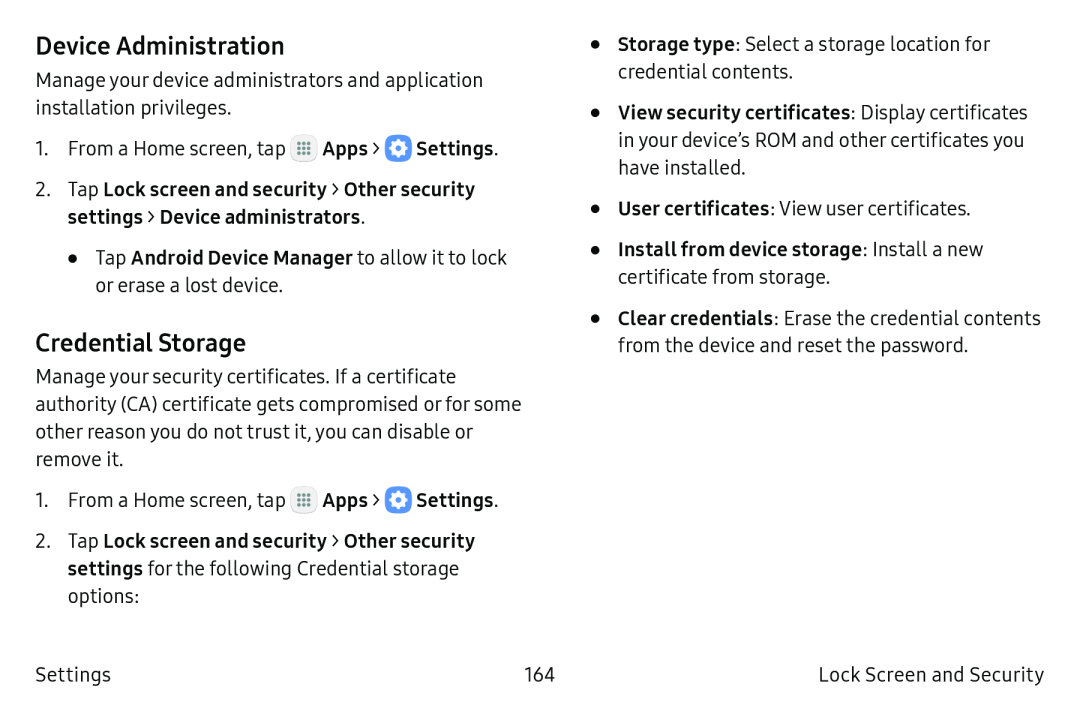 Device Administration Galaxy S6 T-Mobile