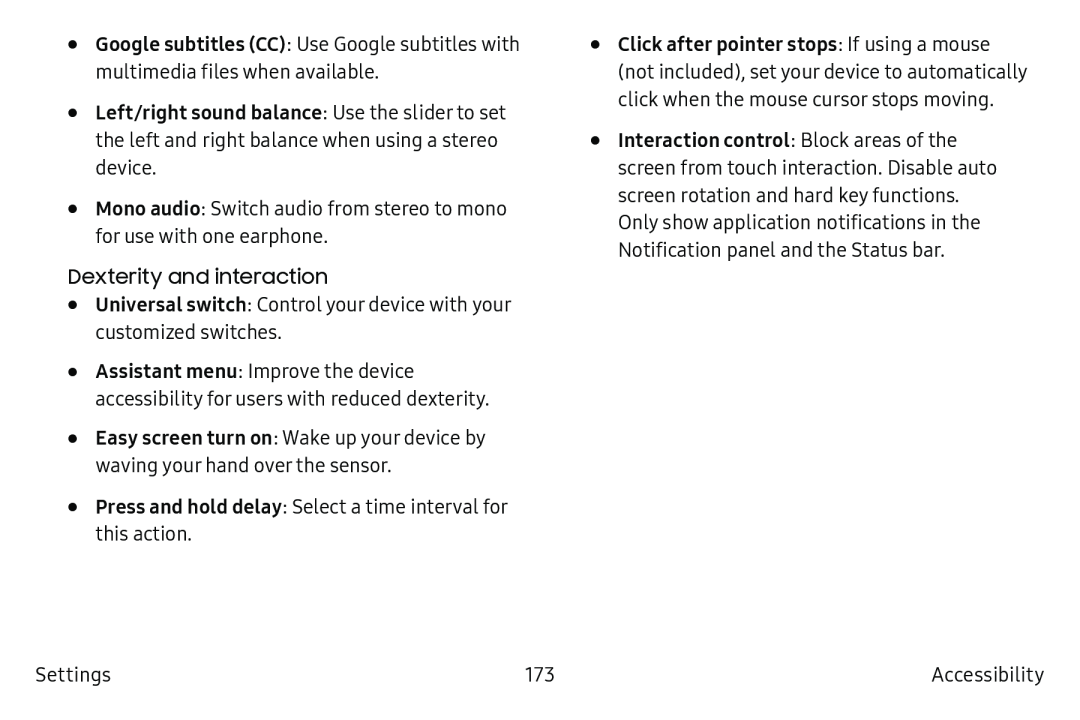 Dexterity and interaction Galaxy S6 T-Mobile