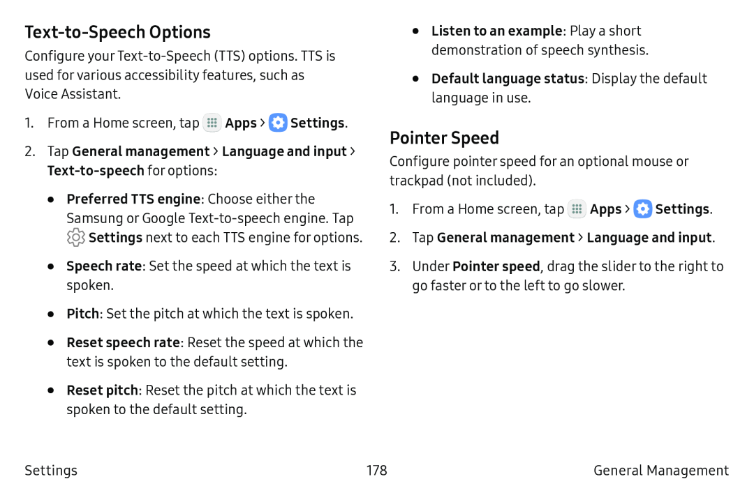 Text-to-SpeechOptions Galaxy S6 T-Mobile