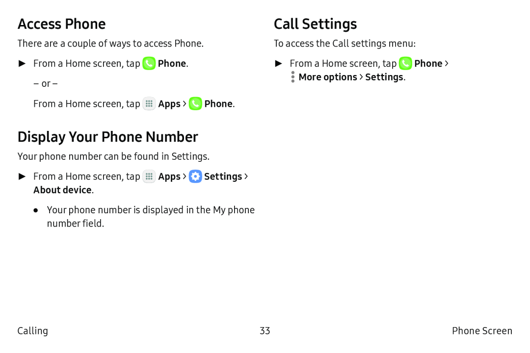 Access Phone Display Your Phone Number