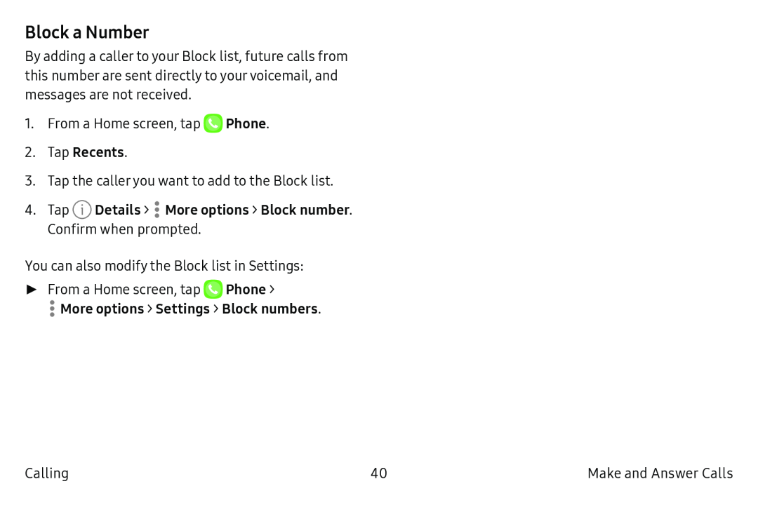 Block a Number Galaxy S6 T-Mobile