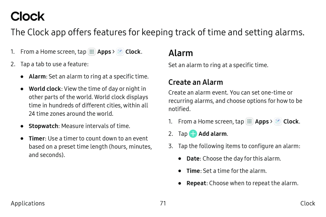 Create an Alarm Alarm