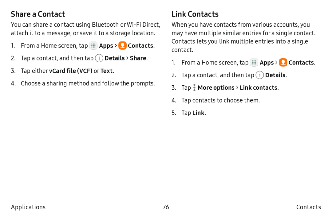 Link Contacts Galaxy S6 T-Mobile