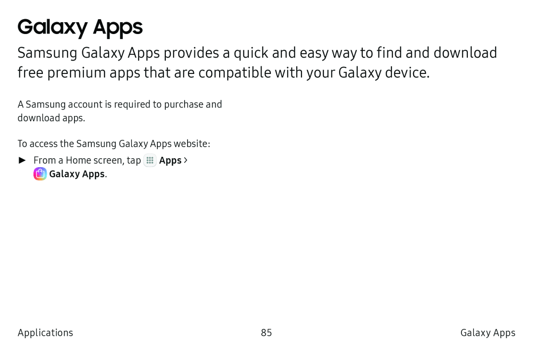 Galaxy Apps