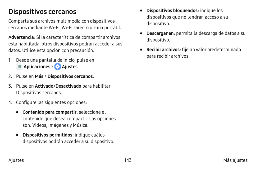 Dispositivos cercanos Galaxy S6 Edge Verizon