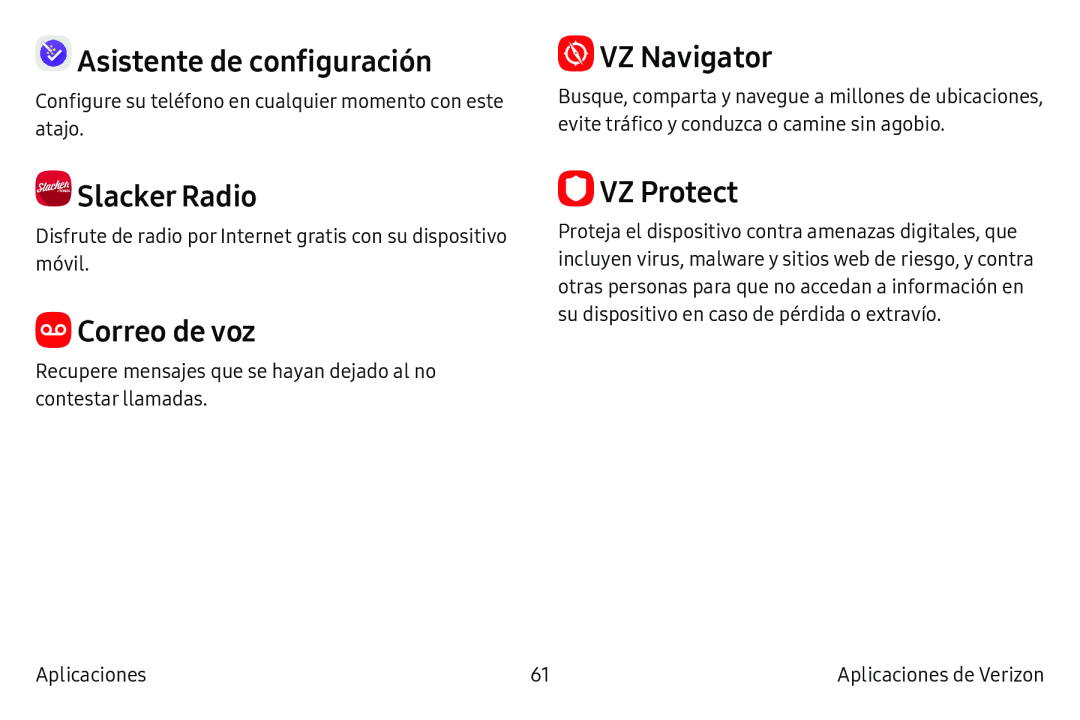 Asistente de configuración Galaxy S6 Edge Verizon