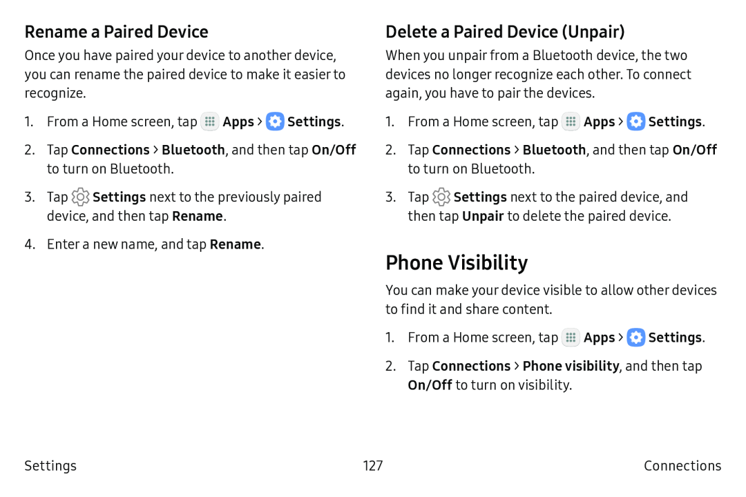 Delete a Paired Device (Unpair) Galaxy S6 Active AT&T