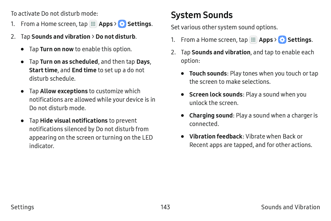 System Sounds Galaxy S6 Active AT&T