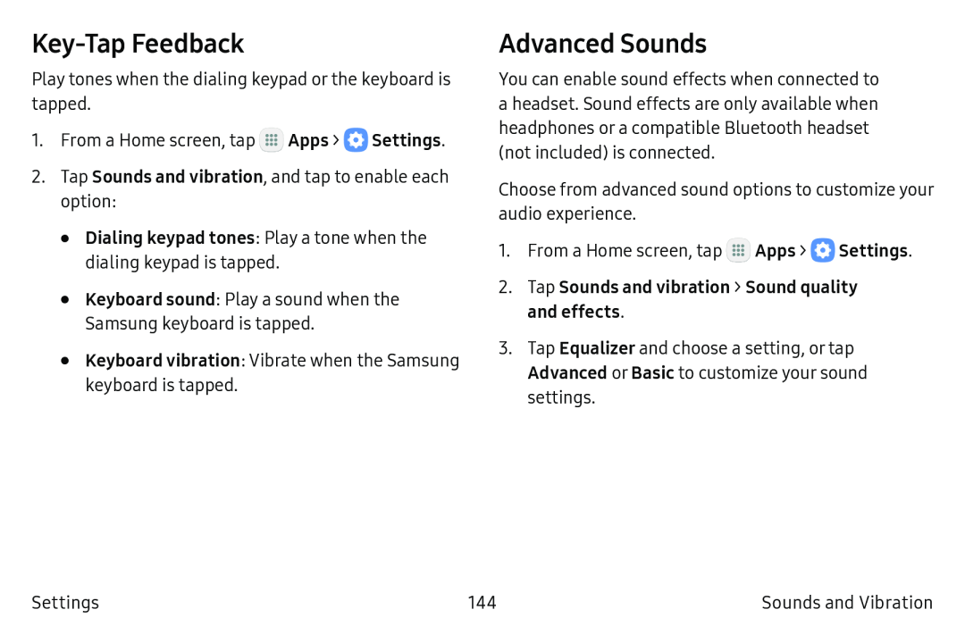 Key-TapFeedback Advanced Sounds