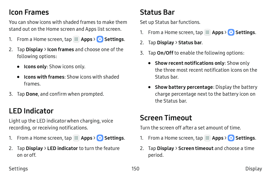 Status Bar Galaxy S6 Active AT&T