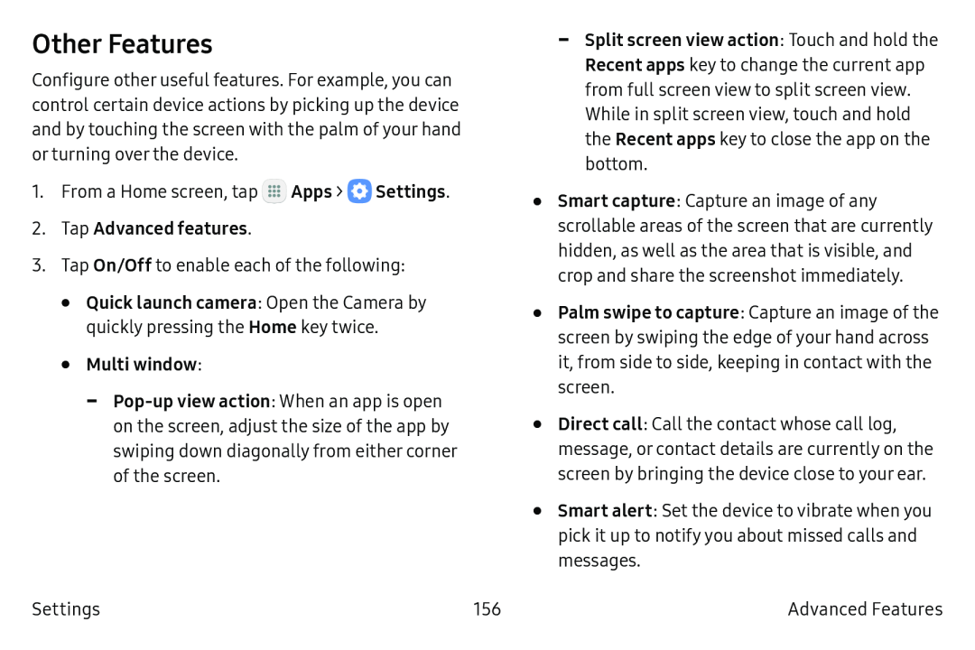 Other Features Galaxy S6 Active AT&T