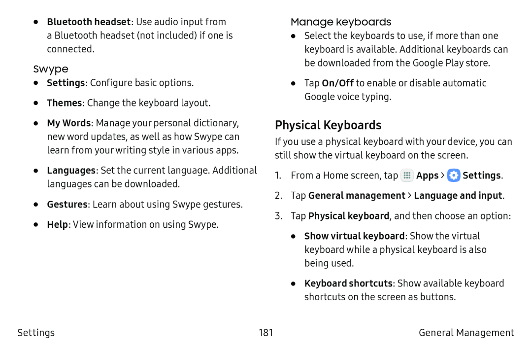 Physical Keyboards Galaxy S6 Active AT&T