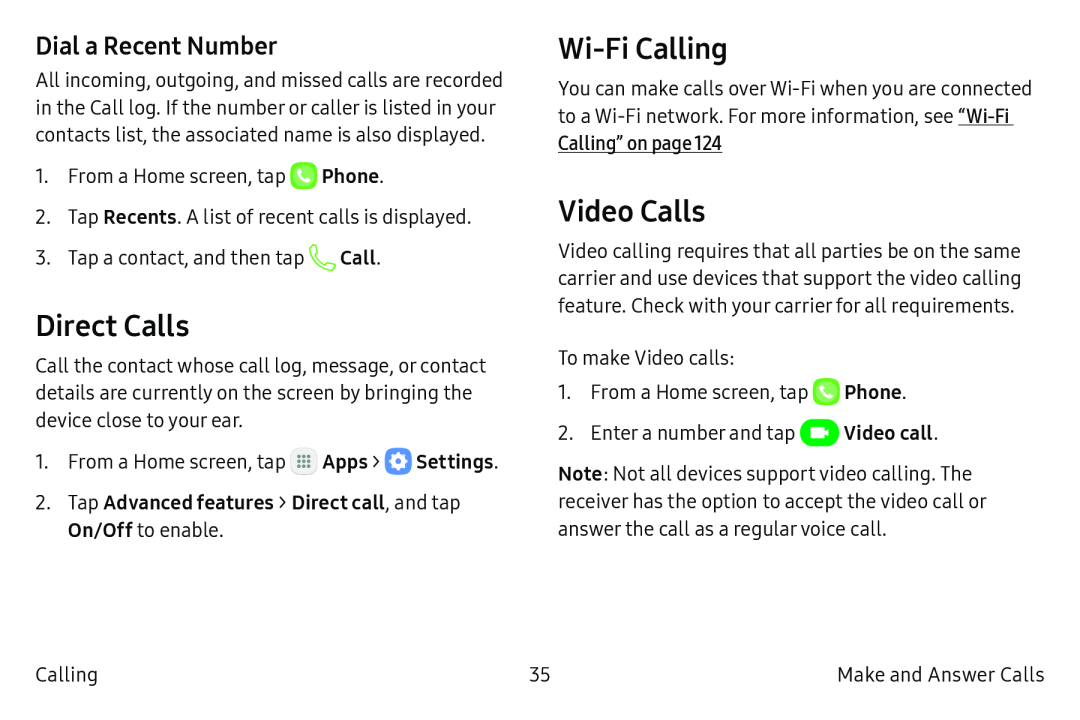 Video Calls Galaxy S6 Active AT&T