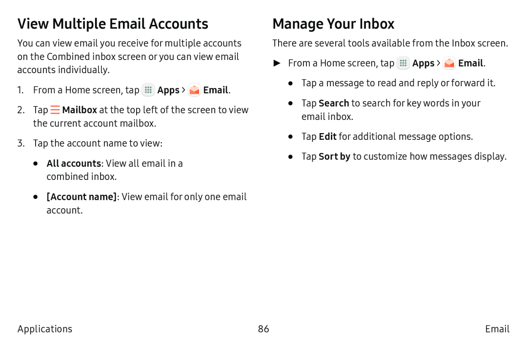 View Multiple Email Accounts Manage Your Inbox