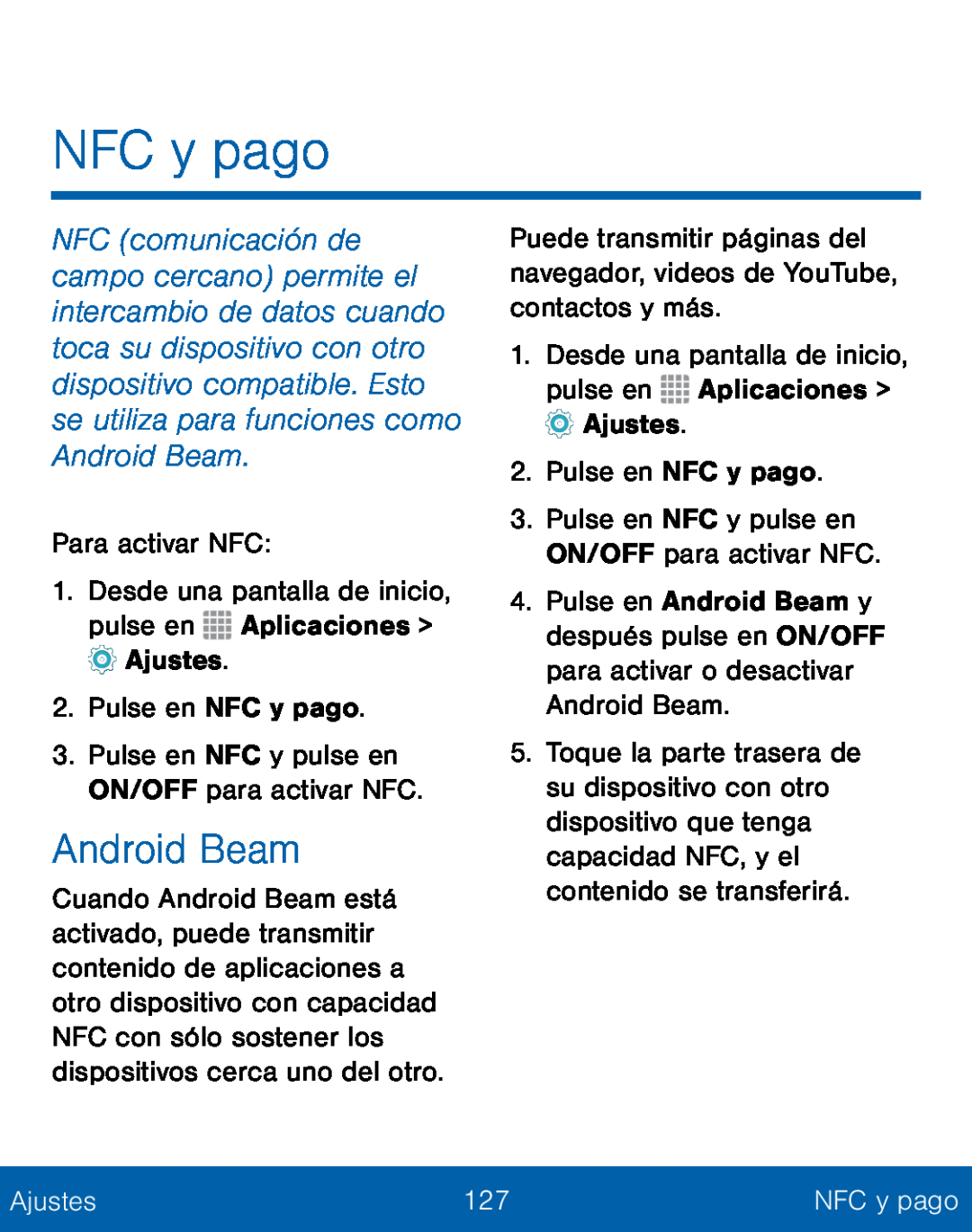 NFC y pago Galaxy S5 TracFone