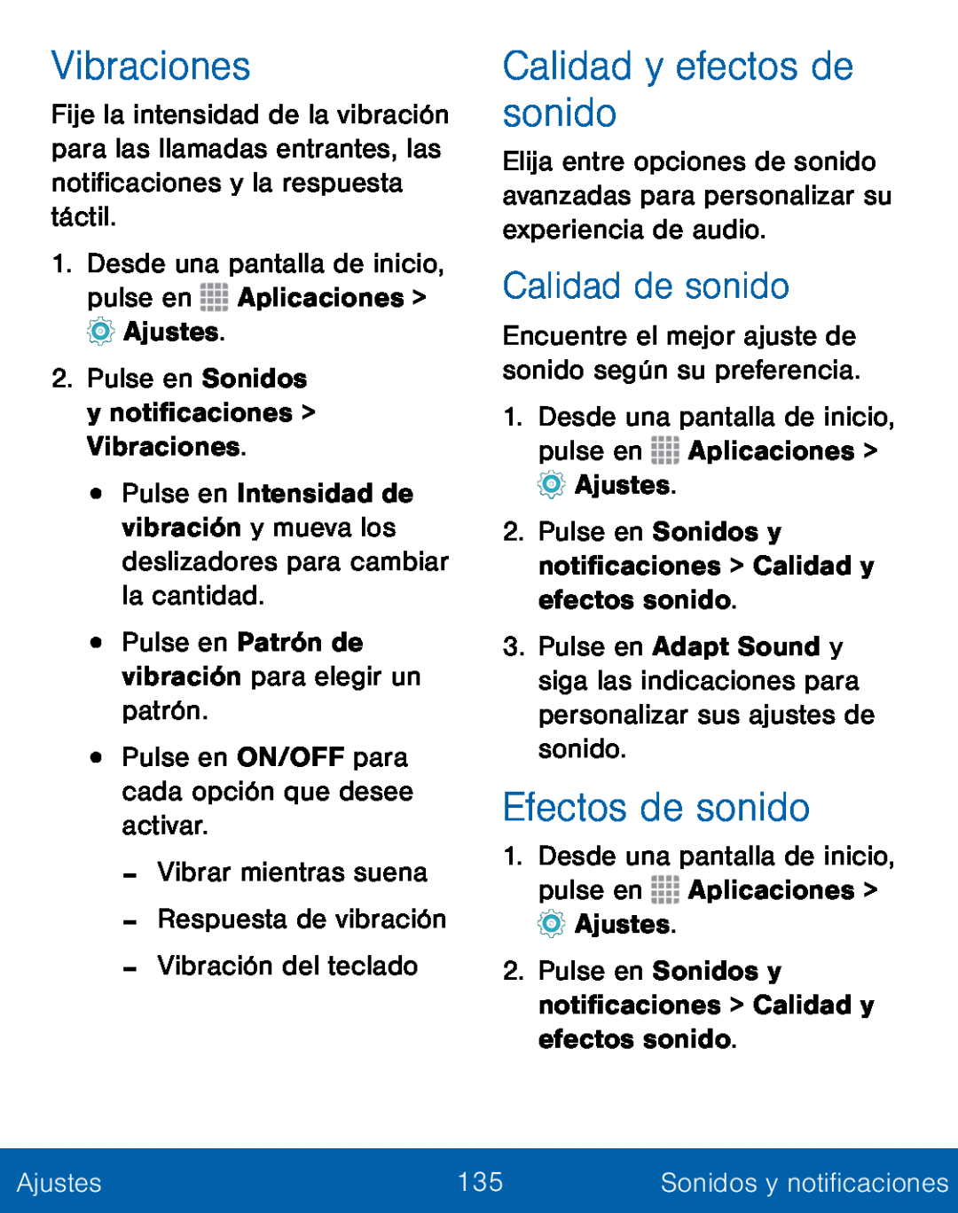 Efectos de sonido Galaxy S5 TracFone