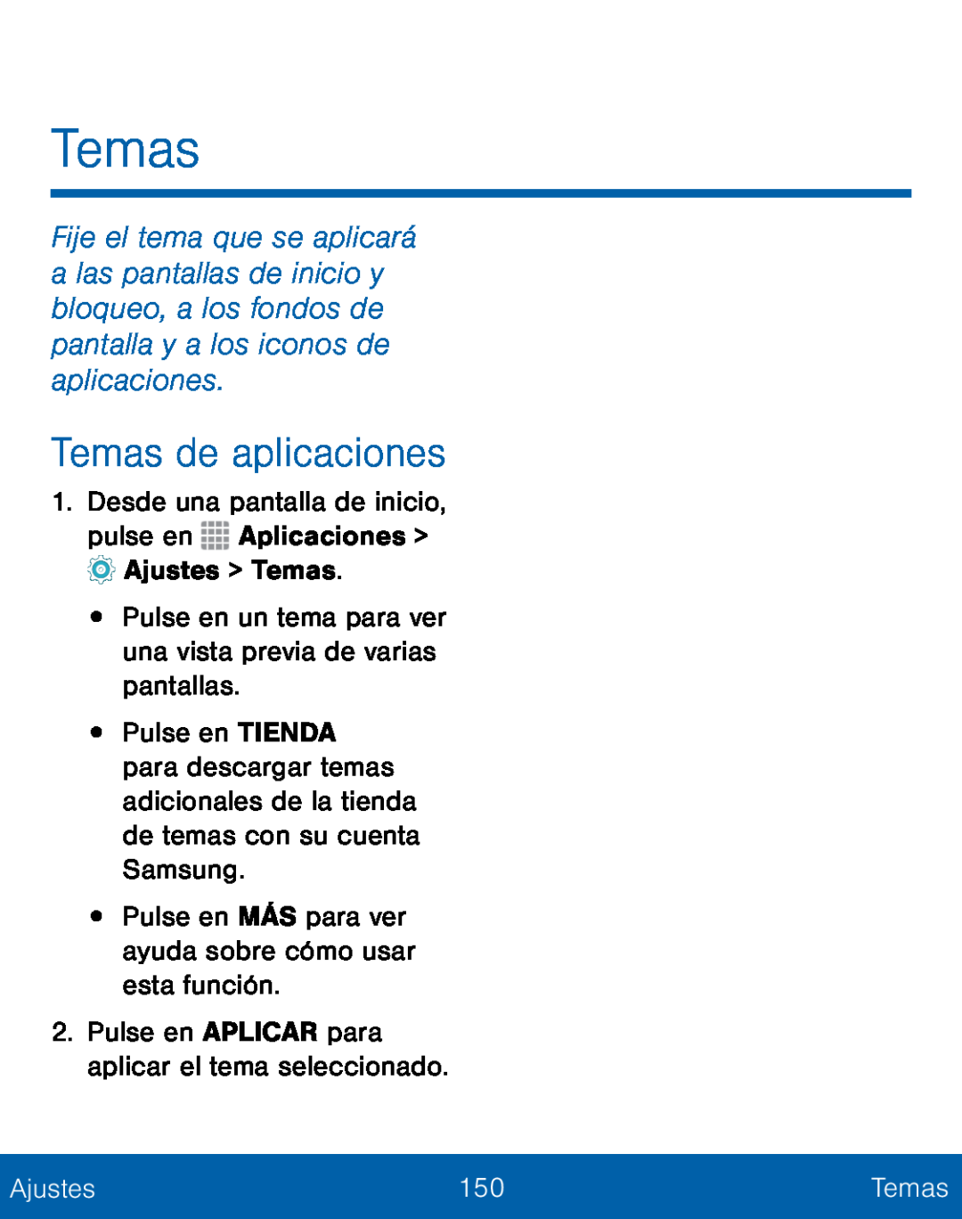 Temas de aplicaciones Galaxy S5 TracFone