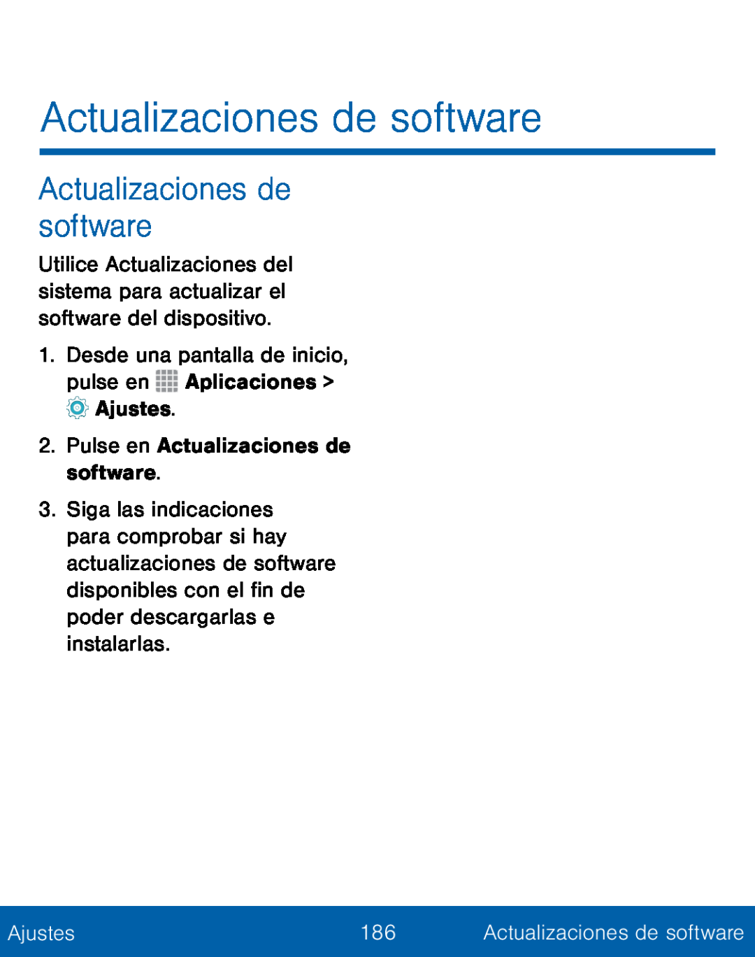 Actualizaciones de software Actualizaciones de software