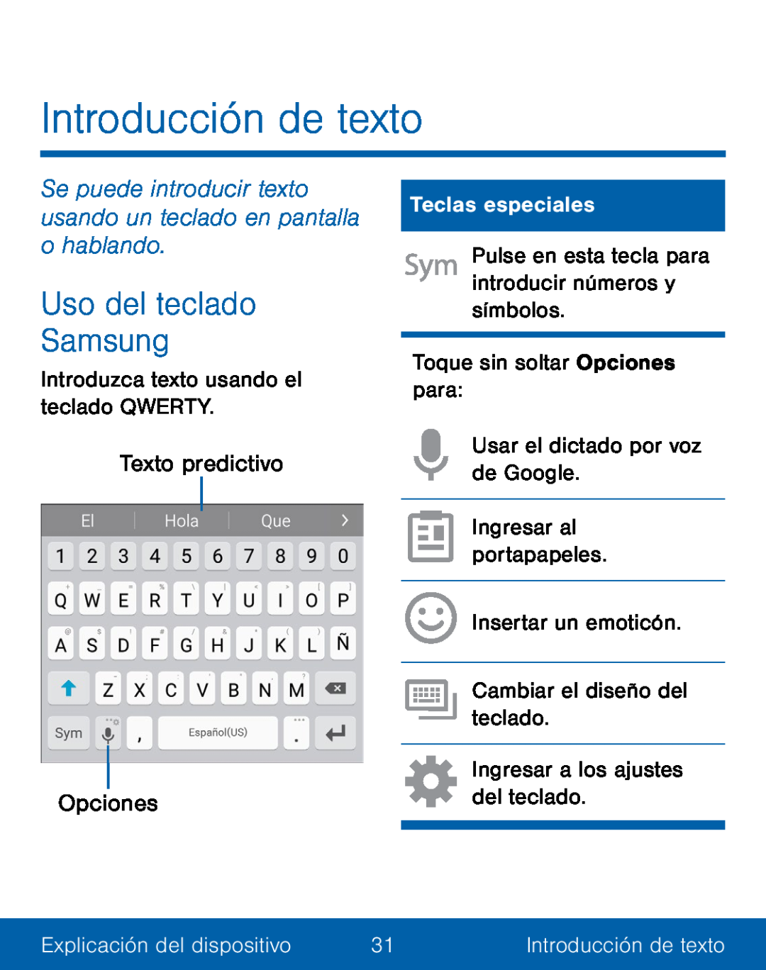 Uso del teclado Galaxy S5 TracFone